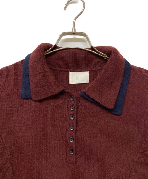 loin nuit（ロワンニュイ）loin nuit (ロワンニュイ) knit tie onepiece（ニット タイ ワンピース） パープル サイズ:SIZE Freeの古着・服飾アイテム