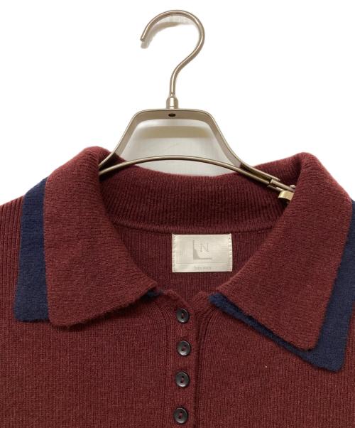 loin nuit（ロワンニュイ）loin nuit (ロワンニュイ) knit tie onepiece（ニット タイ ワンピース） パープル サイズ:SIZE Freeの古着・服飾アイテム