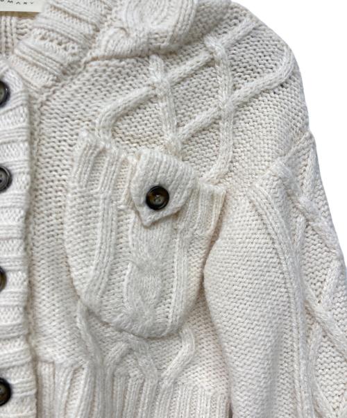 ANDMARY（アンドマリー）ANDMARY (アンドマリー) Mary logo cable knit set/メリー ロゴ ケーブル ニット セット ホワイト サイズ:Freeの古着・服飾アイテム