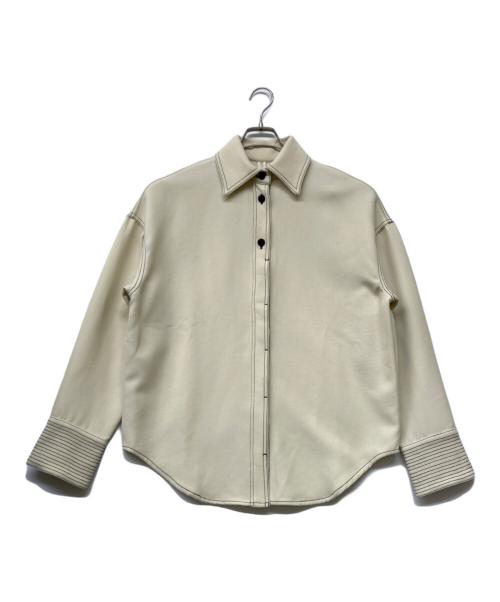 TODAYFUL（トゥデイフル）TODAYFUL (トゥデイフル) Stitch Wool Shirts(スティッチ ウール シャツ) ホワイト サイズ:FREEの古着・服飾アイテム