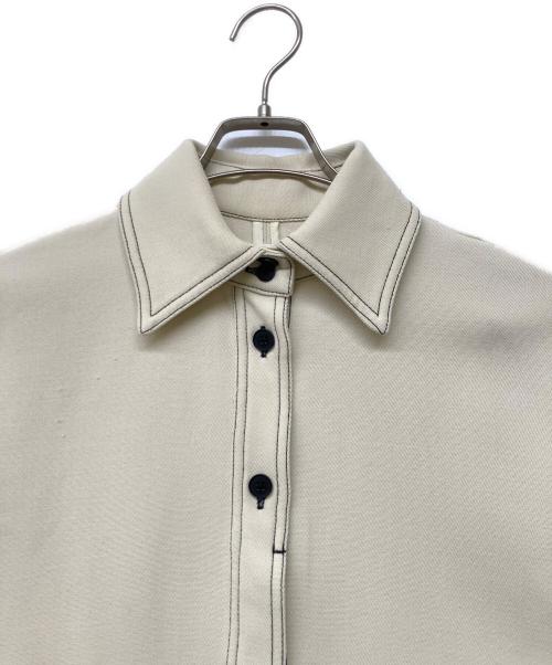 TODAYFUL（トゥデイフル）TODAYFUL (トゥデイフル) Stitch Wool Shirts(スティッチ ウール シャツ) ホワイト サイズ:FREEの古着・服飾アイテム