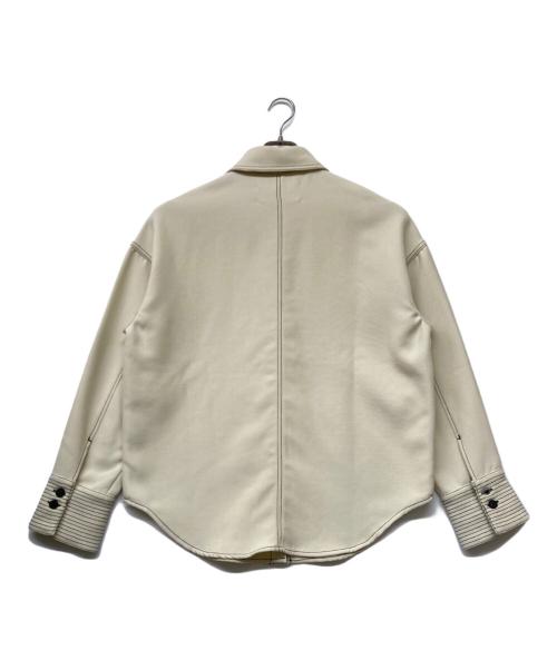 TODAYFUL（トゥデイフル）TODAYFUL (トゥデイフル) Stitch Wool Shirts(スティッチ ウール シャツ) ホワイト サイズ:FREEの古着・服飾アイテム