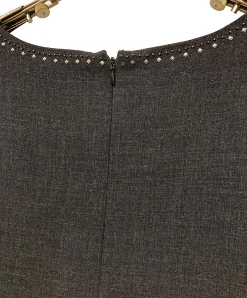 FOXEY BOUTIQUE（フォクシー ブティック）FOXEY BOUTIQUE (フォクシー ブティック) ノースリーブスクエアネックワンピース ブラック サイズ:SIZE M (38)の古着・服飾アイテム