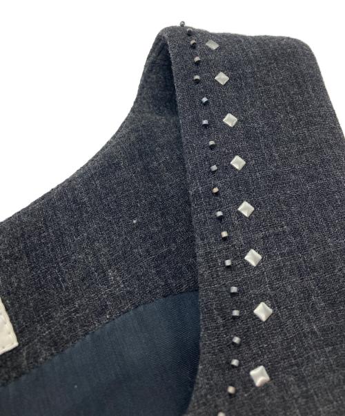 FOXEY BOUTIQUE（フォクシー ブティック）FOXEY BOUTIQUE (フォクシー ブティック) ノースリーブスクエアネックワンピース ブラック サイズ:SIZE M (38)の古着・服飾アイテム