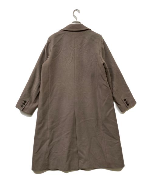 SHIPS（シップス）SHIPS (シップス) SUPER140 ベーシック チェスター コート ブラウン サイズ:38の古着・服飾アイテム