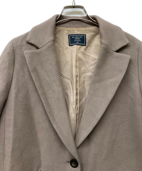 SHIPS（シップス）SHIPS (シップス) SUPER140 ベーシック チェスター コート ブラウン サイズ:38の古着・服飾アイテム