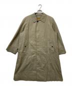 BURBERRYバーバリー）の古着「PRESTIGE COLECTION ヴィンテージ裏ノバチェックライナー付きステンカラーコート」｜ベージュ