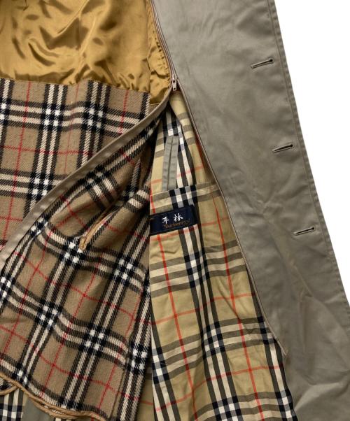 BURBERRY（バーバリー）BURBERRY (バーバリー) PRESTIGE COLECTION ヴィンテージ裏ノバチェックライナー付きステンカラーコート ベージュ サイズ:-の古着・服飾アイテム