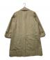 BURBERRY (バーバリー) PRESTIGE COLECTION ヴィンテージ裏ノバチェックライナー付きステンカラーコート ベージュ サイズ:-：10000円