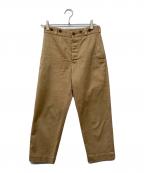 NIGEL CABOURNナイジェルケーボン）の古着「シンチバックチノワイドパン」｜ベージュ