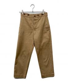NIGEL CABOURN（ナイジェルケーボン）の古着「シンチバックチノワイドパン」｜ベージュ