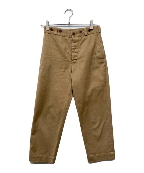 NIGEL CABOURN（ナイジェルケーボン）NIGEL CABOURN (ナイジェルケーボン) シンチバックチノワイドパン ベージュ サイズ:SIZE 6の古着・服飾アイテム
