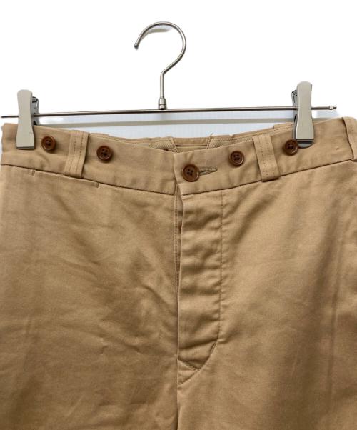 NIGEL CABOURN（ナイジェルケーボン）NIGEL CABOURN (ナイジェルケーボン) シンチバックチノワイドパン ベージュ サイズ:SIZE 6の古着・服飾アイテム
