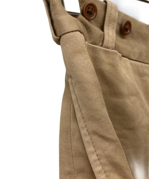 NIGEL CABOURN（ナイジェルケーボン）NIGEL CABOURN (ナイジェルケーボン) シンチバックチノワイドパン ベージュ サイズ:SIZE 6の古着・服飾アイテム