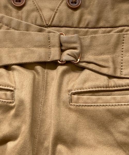 NIGEL CABOURN（ナイジェルケーボン）NIGEL CABOURN (ナイジェルケーボン) シンチバックチノワイドパン ベージュ サイズ:SIZE 6の古着・服飾アイテム
