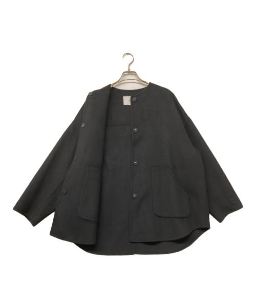 FRAMeWORK（フレームワーク）FRAMeWORK (フレームワーク) 23AW ハミルトンリバークルーネックコート ブラック サイズ:sizeSの古着・服飾アイテム