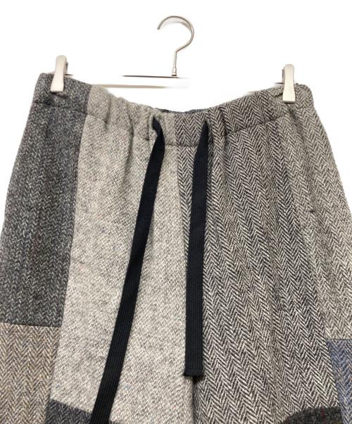 freada（フリーダ）freada (フリーダ) リメイク ツイード パンツ グレー サイズ:不明の古着・服飾アイテム