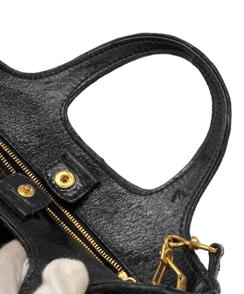 MIU MIU（ミュウミュウ）MIU MIU (ミュウミュウ) マトラッセ 2WAY ショルダーバッグ ブラックの古着・服飾アイテム