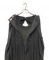 中古・古着 HER LIP TO (ハーリップトゥ) La Rochelle Pleated Dress()・ロシェル・プリーテッド・ドレス ブラック サイズ:M：8000円