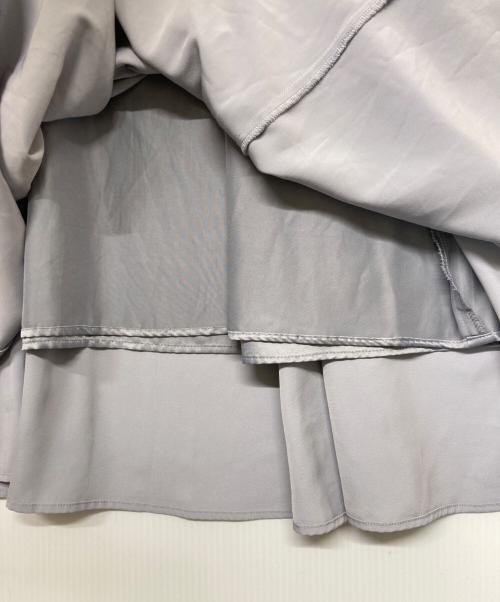 HER LIP TO（ハーリップトゥ）Her lip to (ハーリップトゥ) Lace Sleeve Crepe Long Dress(レース スリーブ クレープ ロング ドレス) ブルー サイズ:SIZEMの古着・服飾アイテム