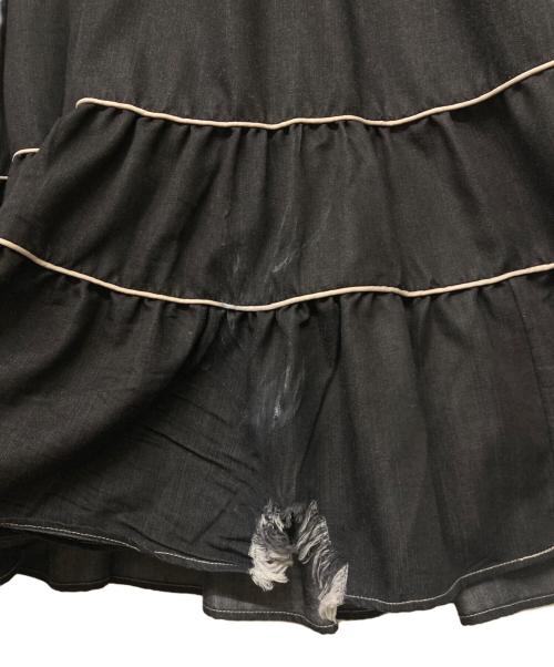HER LIP TO（ハーリップトゥ）HER LIP TO (ハーリップトゥ) ステッチワンピース ブラック サイズ:Ｍの古着・服飾アイテム