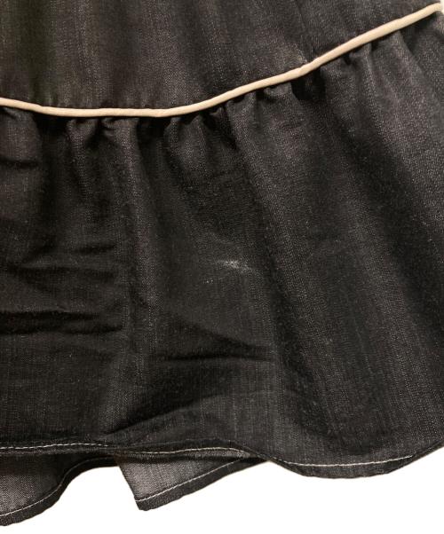 HER LIP TO（ハーリップトゥ）HER LIP TO (ハーリップトゥ) ステッチワンピース ブラック サイズ:Ｍの古着・服飾アイテム