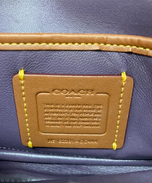 COACH（コーチ）COACH (コーチ) ピロー タビーショルダーバッグ パープルの古着・服飾アイテム