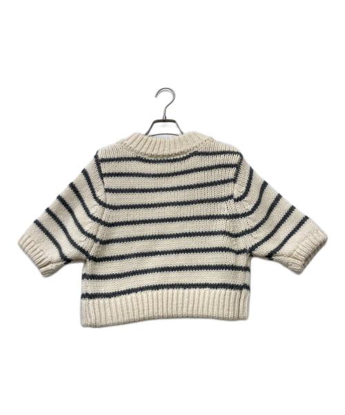 THE TOE（ザ・トゥー）THE TOE (ザ・トゥー) 半袖ニット アイボリー サイズ:ｓｉｚｅＭの古着・服飾アイテム