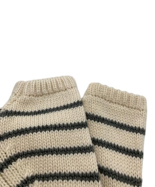 THE TOE（ザ・トゥー）THE TOE (ザ・トゥー) 半袖ニット アイボリー サイズ:ｓｉｚｅＭの古着・服飾アイテム
