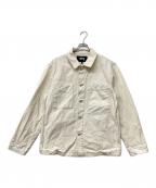 stussyステューシー）の古着「Canvas Shop JKT」｜ホワイト