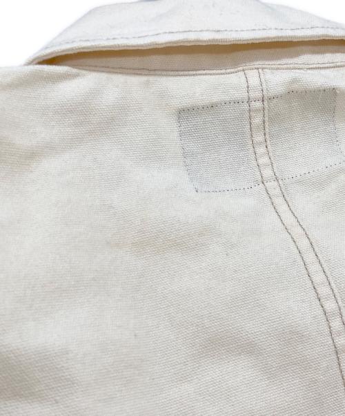 stussy（ステューシー）stussy (ステューシー) Canvas Shop JKT ホワイト サイズ:Mの古着・服飾アイテム