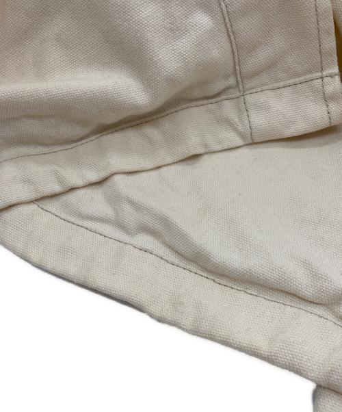stussy（ステューシー）stussy (ステューシー) Canvas Shop JKT ホワイト サイズ:Mの古着・服飾アイテム
