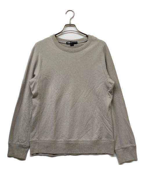 Y-3（ワイスリー）Y-3 (ワイスリー) U CLASSIC CREW SWEATERL/ユークラシッククルースウェット グレー サイズ:Lの古着・服飾アイテム