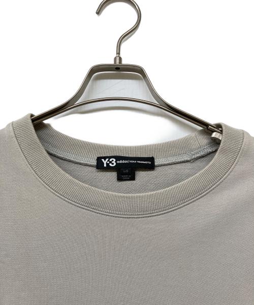 Y-3（ワイスリー）Y-3 (ワイスリー) U CLASSIC CREW SWEATERL/ユークラシッククルースウェット グレー サイズ:Lの古着・服飾アイテム
