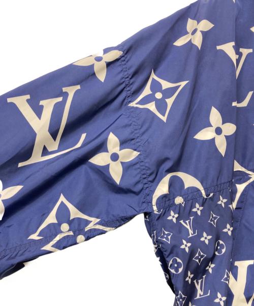 LOUIS VUITTON（ルイ ヴィトン）LOUIS VUITTON (ルイ ヴィトン) モノグラムバミューダナイロンブルゾン ブルー×ホワイト サイズ:SIZE 38の古着・服飾アイテム