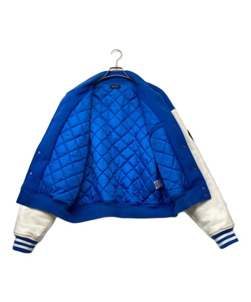 GUESS（ゲス）GUESS (ゲス) スタジャン ブルー×ホワイト サイズ:SIZELの古着・服飾アイテム