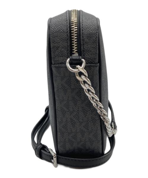 MICHAEL KORS（マイケルコース）MICHAEL KORS (マイケルコース) MKシグネチャー チェーンショルダーバッグ ブラックの古着・服飾アイテム