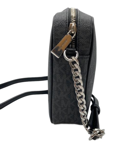 MICHAEL KORS（マイケルコース）MICHAEL KORS (マイケルコース) MKシグネチャー チェーンショルダーバッグ ブラックの古着・服飾アイテム