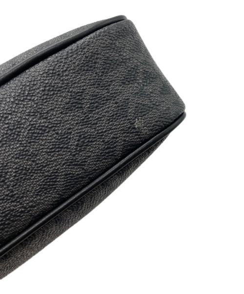 MICHAEL KORS（マイケルコース）MICHAEL KORS (マイケルコース) MKシグネチャー チェーンショルダーバッグ ブラックの古着・服飾アイテム