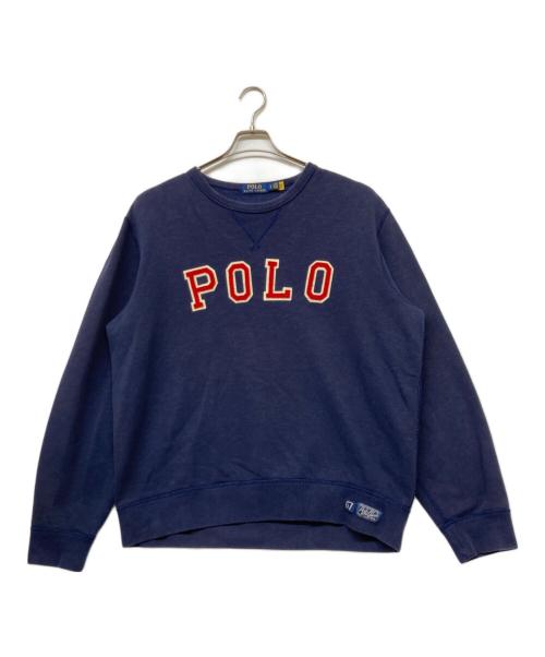 POLO RALPH LAUREN（ポロ・ラルフローレン）POLO RALPH LAUREN (ポロ・ラルフローレン) 21AW LSCNM1-LONG SLEEVE-KNIT/エルエスシーエヌエムワン ロング スリーブ ニット ネイビー サイズ:Lの古着・服飾アイテム