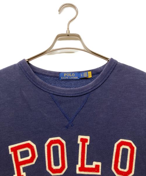 POLO RALPH LAUREN（ポロ・ラルフローレン）POLO RALPH LAUREN (ポロ・ラルフローレン) 21AW LSCNM1-LONG SLEEVE-KNIT/エルエスシーエヌエムワン ロング スリーブ ニット ネイビー サイズ:Lの古着・服飾アイテム