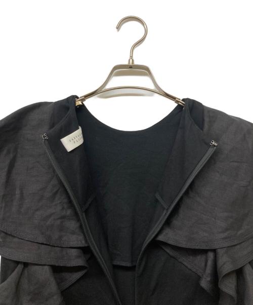 flicka（フリッカ）flicka (フリッカ) フリルスリーブ ワンピース ブラック サイズ:Freeの古着・服飾アイテム