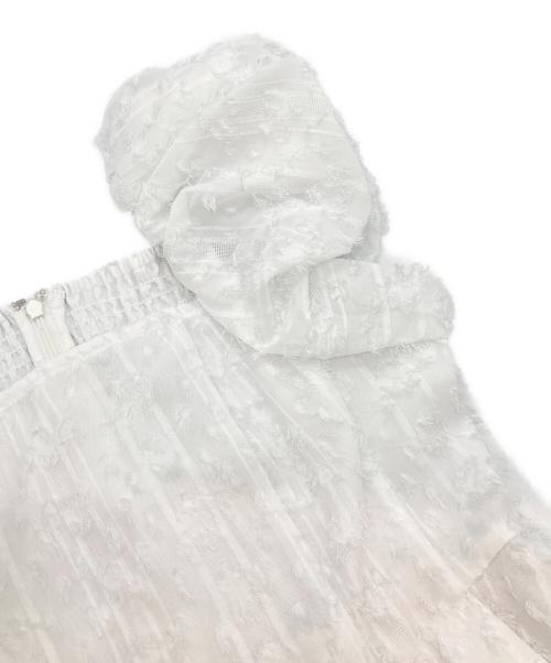 CELFORD（セルフォード）CELFORD (セルフォード) オフショルショートブラウス ホワイト サイズ:36の古着・服飾アイテム