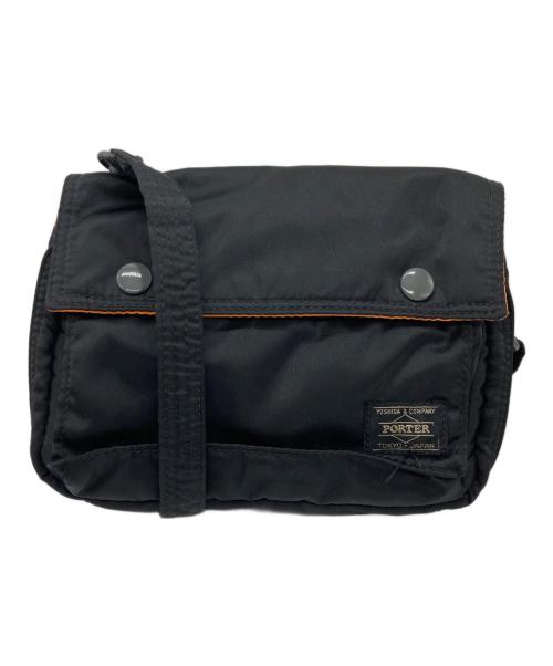 PORTER（ポーター）PORTER (ポーター) TANKER SHOULDER BAG（タンカー ショルダーバッグ） ブラックの古着・服飾アイテム