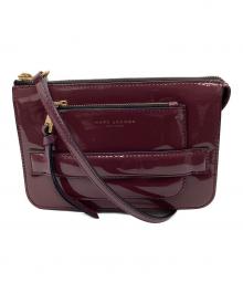 MARC JACOBS（マークジェイコブス）の古着「エナメルショルダーバッグ」｜ワインレッド