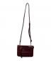 MARC JACOBS (マークジェイコブス) エナメルショルダーバッグ ワインレッド：5000円