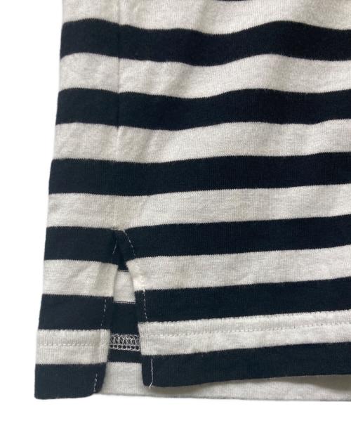 GROUND Y（グラウンドワイ）DIFFERENT LINES BORDER JERSEY GYLOGO TYPE-E GRAPHIC PRINT T-SHIRT/ディファレント ラインズ ボーダー ジャージー ジーワイ ロゴ タイプ イー グラフィック プリント ティーの古着・服飾アイテム