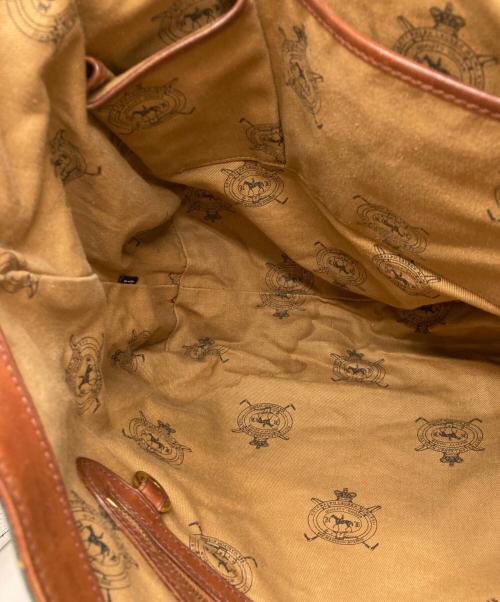 RALPH LAUREN（ラルフローレン）RALPH LAUREN (ラルフローレン) タータンチェックトートバッグ グリーンの古着・服飾アイテム