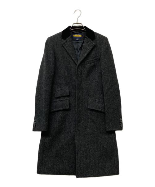 Rugby Ralph Lauren（ラグビーラルフローレン）Rugby Ralph Lauren (ラグビーラルフローレン) ツイードチェスターコート グレー サイズ:2の古着・服飾アイテム