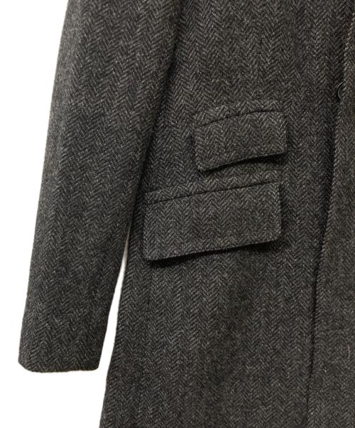Rugby Ralph Lauren（ラグビーラルフローレン）Rugby Ralph Lauren (ラグビーラルフローレン) ツイードチェスターコート グレー サイズ:2の古着・服飾アイテム